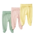 thumbnail image 5 of PEACNNG 0-12Months Newborn Baby Girl Boy Clothes Cotton High Waisted Baby Pants Spring Summer Infant Leggings for Birthday Gift,1pcs, 5 of 5