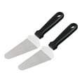 thumbnail image 1 of Unique Bargains 2pcs Stainless Steel Pie Server Cake Pizza Cutter Black, 1 of 7
