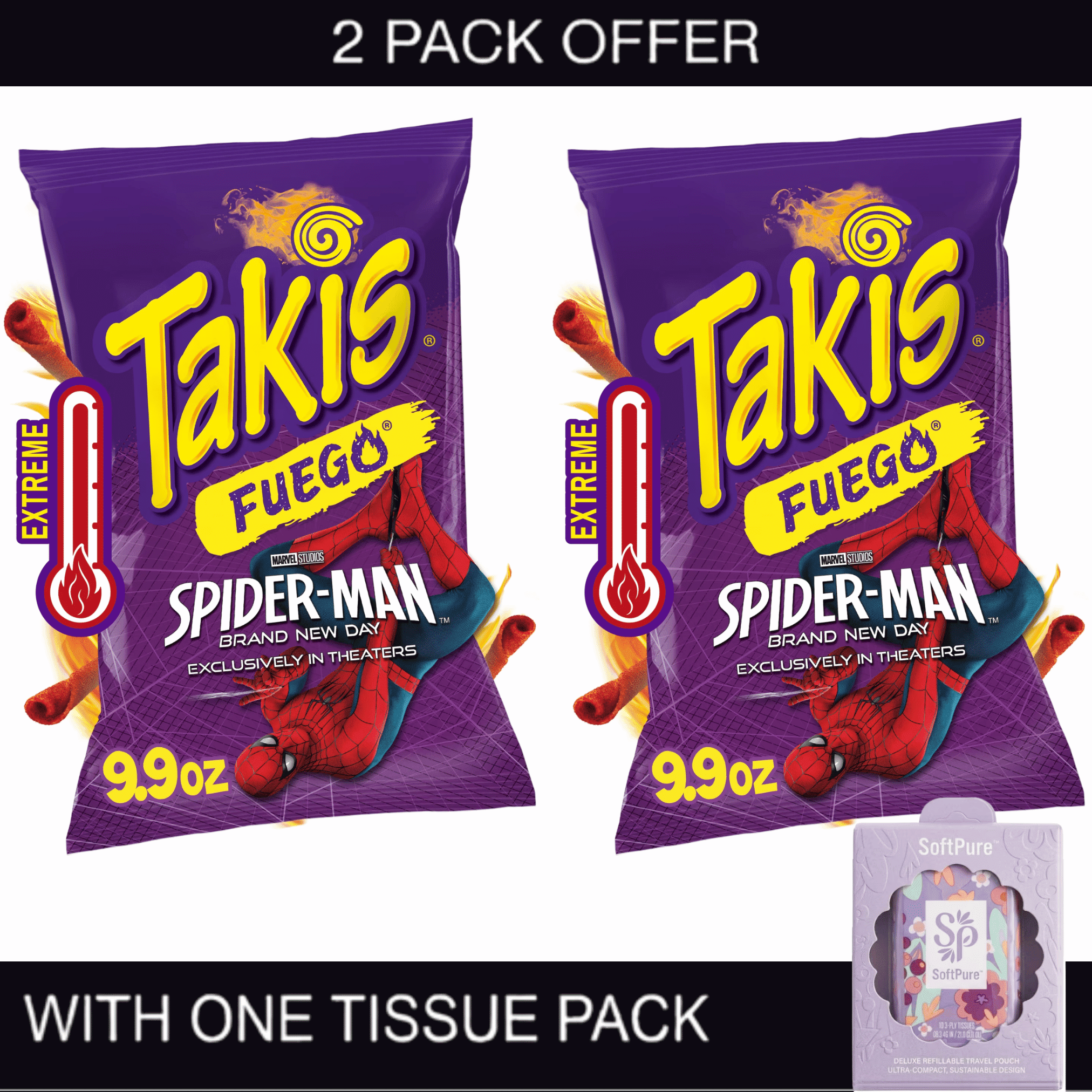 Takis Mini Zombie Rolled Tortilla Chips, Habanero and Cucumber