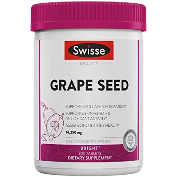 Swisse Grape Seed Extract Capsules Antioxidant Herbal Supplement
