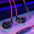 thumbnail image 4 of Essager Wire Earphone 3.5mm Interface earphone ;wired headphone Computer Phone Line Control In-ear Type Headphone Headset, Silver, 4 of 9