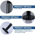 thumbnail image 3 of FUTUREORYY 1Pack Weight Plate Rack Black Steel for Athletes Gym Storage, 3 of 8