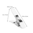 thumbnail image 2 of TEHAUX 8Ud Pinzas Para Color Plata Clips Plásticos Resistentes Para Fotografía Y Manualidades, 2 of 8