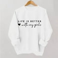 thumbnail image 2 of Busydd Valentines Tops for Women Trendy Comfy Love Heart Sweatshirt for Women Casual Long Sleeve, 2 of 6