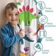 thumbnail image 3 of Blackout Kids Curtains,Cute Dinosaur Pattern Childrens Insulated Curtains Set Of 2,Bedroom Essentials,Toddler Room Decor 52x84in(132x213cm), 3 of 4