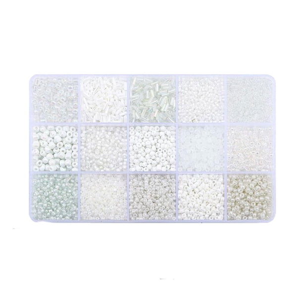 Cuentas Espaciadoras De Vidrio De Colores Para Hacer Pulseras Sunnimix