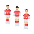 thumbnail image 4 of koolsoo 3Pcs Soccer Table Men Player Foosball Tabletop Accessories Table Player Foosball Red, 4 of 8