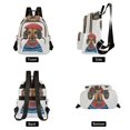 thumbnail image 4 of FORMRS Mini Backpack Purse for Women Quilted Travel Daypack Casual Shoulder Bag, Cute Dog Artist, 4 of 7
