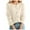 Beige, variant on Yuanlong Womens Cardigans Spring Autumn Basic Long Sleeve Solid Crew Neck Outwear Knitwear Daily Work Cozy Cardigan Tops