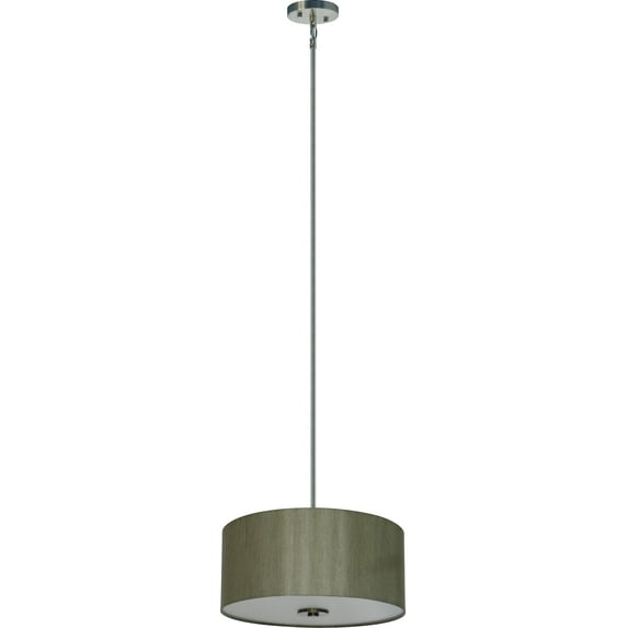 Whitfield 3-Light Satin Steel Chandelier