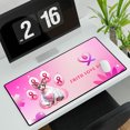 thumbnail image 3 of Faith Love Hope Sphynx Breast Cancer Awareness Survivor Desk Mat Full Keyboard Mouse Pad Cat Lover Kitten Owner Gifts Idea Large Mousepad - 02017, 3 of 5