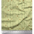 thumbnail image 1 of Soimoi Japan Crepe Satin Fabric Bird & Bamboo Tree Print Sewing Fabric Yard 42 Inch Wide, 1 of 1