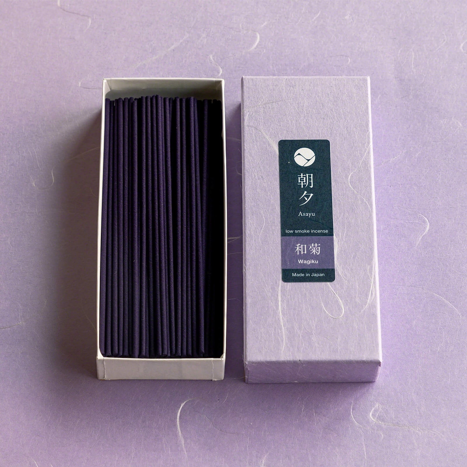 Asayu Japan Low Smoke Incense Sticks Japanese Chrysanthemum Made in Japan 1.41oz