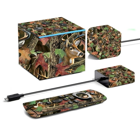 Skin For Amazon Fire TV Cube (2019) - Buck Camo | MightySkins Protective, Durable, and Unique Vinyl Decal wrap cover | Easy To Apply, Remove, and Change