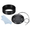 thumbnail image 1 of Unique Bargains 49mm Lens Hood, Standard Focus Inside Hood with 58mm Lens Cap and Cloth, 1 of 7