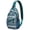 Earthy Abstrac, variant on Rooster and Egg Print Sling Backpack for Women, Cute Chicken Coop Pattern Lightweight Crossbody Shoulder Bag for Travel Hiking