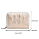 thumbnail image 3 of Cartera de cartera de organza con pestaña de anillo • Diseño de bordado minimalista • Bolsa de organización de identificación fina para hombres y mujeres, 3 of 3