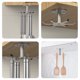 thumbnail image 5 of 2 ganchos giratorios de 360 grados para debajo del armario de cocina, colgador de utensilios de cocina., 5 of 8