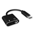 thumbnail image 1 of Tholdsy USB C Audio Splitter C a Jack 3,5mm tipo C Cable adaptador auriculares Cable auricular 3,5mm adaptador convertidor para Teléfono y Comunicación Negro, 1 of 6