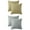 Khaki/Dark Gray, variant on Unique Bargains 4 Pcs Solid Linen Pillow Covers Set Soft Decorative Throw Pillow Cover Orange/Dark Gray 16" x 16"