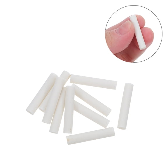 Milisten Universal White Cylindrical Eraser Refills for Mechanical Pencils 60Pcs