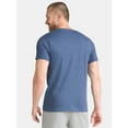 thumbnail image 5 of Athletic Works Men's and Big Men's Cotton Active Tee, 4-Pack, Sizes XS-5XL, 5 of 8