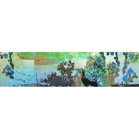 Marmont Hill 'Dancing Crow 2' by Tracy Silva Barbosa Painting Print on Wrapped Canvas