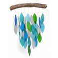 thumbnail image 1 of Blue Handworks Glass Waterfall Wind Chime, Ocean Blue, 1 of 4