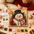 thumbnail image 4 of DIY Christmas Pearl Diamond Art Painting Kit ,Snowman Pattern Pearl Beads Art Craft for Adults Beginner for Home Wall Holiday Decor(No Frame), 4 of 6
