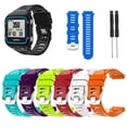 thumbnail image 2 of Correas De Silicona Para Reloj, Correas De Repuesto Suaves Y Cómodas Con Hebilla De Acero, Correa De Reloj Compatible Con Garmin Forerunner 920Xt Speravity EL016819-05, 2 of 5