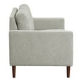 thumbnail image 5 of Grayburn Mid-Century 2-Cushion Loveseat in Smoke Gray Fabric, 5 of 9