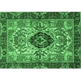 thumbnail image 1 of Ahgly Company Indoor Rectangle Persian Emerald Green Traditional Area Rugs, 2' x 5', 1 of 4