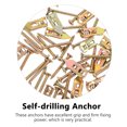 thumbnail image 4 of OUNONA 50pcs Carbon Steel Wall Anchor Kit Drywall for Tapping Screw Applications, 4 of 8