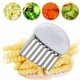 thumbnail image 1 of Cortador de Papas con Borde Ondulado, de Acero Inoxidable, para Frutas y Verduras, Herramienta de Cocina, Mango Cómodo, Rápido y Eficiente, Cortador de Papas Fritas Ondulado para Uso Doméstico y En R, 1 of 6
