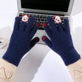 thumbnail image 2 of Cute Panda Winter Knitted For Touchscreen Riding Five Finger Thermal Mittens Windproof Cold Weather, 2 of 4