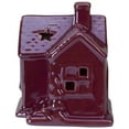 thumbnail image 5 of Northlight Ceramic House with Star Cutouts Christmas Decoration - 4", 5 of 6