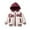 Red, variant on Kids Hoodie Jacket Boys Girls Full Zip Hooded Sweatshirt Warm Long Sleeve Outerwear with Pockets for Daily Wear