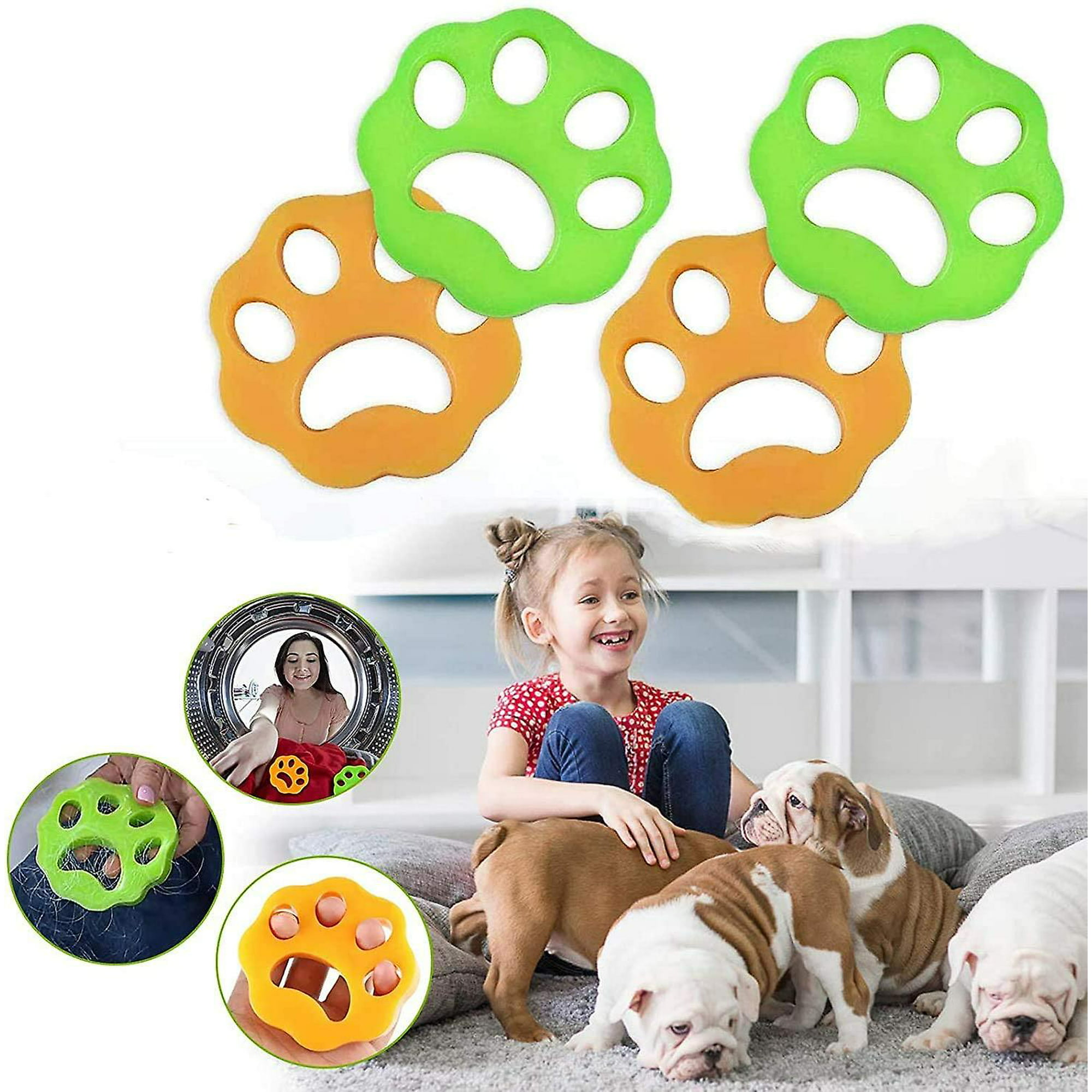 HEIBIN 4 Pack Hair Removal Balls, Pet Hair Cleaning Tools, Washing Machine  Dust and Debris to Capture Pet Hair Stuck on Clothes. | Walmart Canada