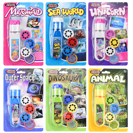 Children's Story Book HD Flashlight Cartoon Early Education Handheld Projector Learning Toy