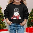 thumbnail image 2 of Kids Christmas Sweatshirts,Snowman Christmas Patterns Long Sleeve Pullover Tops Crewneck Sweatshirt Xmas Sweatshirt Christmas Clothing 7-8 Years, 2 of 4