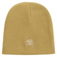 thumbnail image 5 of Dog Faces Logo Embroidered 8 inch Acrylic Short Beanie - Khaki OSFM, 5 of 5