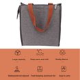 thumbnail image 3 of Large Capacity Lunch Bag  Heat Insulation Waterproof Portable for Office Work Travel, 3 of 8