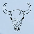 thumbnail image 2 of CafePress - Longhorn Skull Body Suit - Baby Light Bodysuit, Size Newborn - 24 Months, 2 of 4