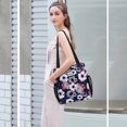 thumbnail image 7 of Phenas Women Floral Tote Bags Large Shoulder Bag Fashion Handbag with Zipper Closure for Gym Hiking Picnic Travel Beach, 7 of 7