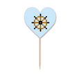 thumbnail image 1 of Voile d'Été Gouvernail Pixel Art Déco Mode Cure-Dent Drapeaux Coeur Lable Cupcake Pics, 1 of 3