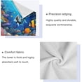 thumbnail image 4 of Coolnut Colorful Fish Reef Bath Towels Absorbent Bath Towels Set Soft Towel Set for Home Hotel Decor Gym Swim, 3 Piece Wash cloth, 4 of 7