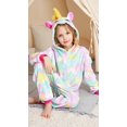 thumbnail image 4 of Uderui Pijamas de Unicornio para niños, Disfraz de Cosplay de una Pieza, Ropa de Dormir de Animales para niñas y niños, 4 of 4