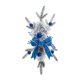 thumbnail image 1 of Guirnaldas artificiales navideñas BLESIY 60 cm Lazo azul decoración, 1 of 8