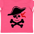 thumbnail image 4 of Inktastic Pirate Skull and Cross Bones Boys or Girls Toddler T-Shirt, 4 of 5