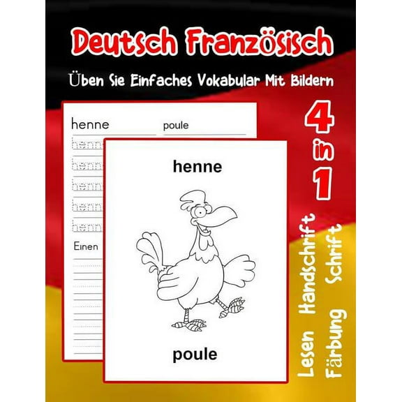 Erweitern Des Deutschen Vokabular Für Anfänger: Deutsch Französisch Üben Sie Einfaches Vokabular Mit Bildern: Verbessern Deutsch Franzosisch basis Tiervokabular a1 a2 b1 b2 c1 c2 Buch für Kinder (Pape